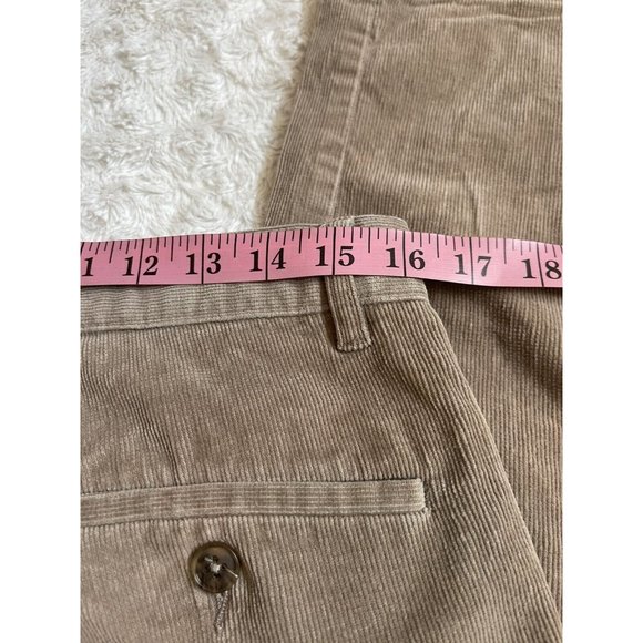 Jos A Bank Reserve Men's Tan Corduroy Bottoms Pants Size 34X34 (Runs Small) - Picture 6 of 8